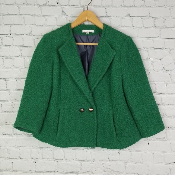 Cabi Ivy Green Blazer Jacket Size 8 - Picture 2 of 11
